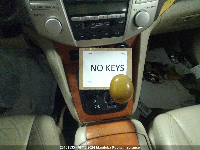 2005 Lexus Rx330 VIN: JTJHA31UX50074419 Lot: 20159535