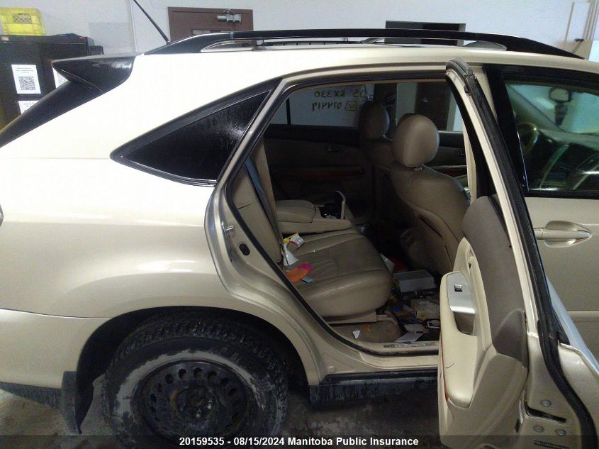 2005 Lexus Rx330 VIN: JTJHA31UX50074419 Lot: 20159535