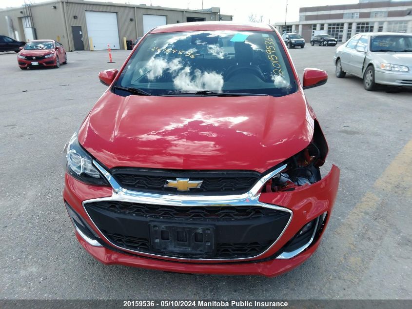 2020 Chevrolet Spark Lt VIN: KL8CF6SA5LC445897 Lot: 20159536