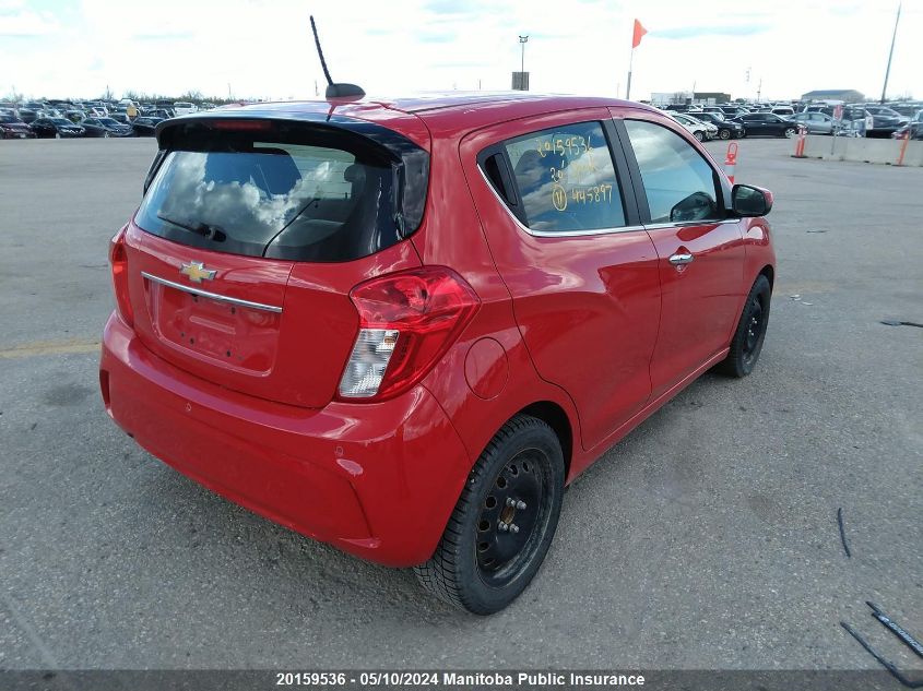 2020 Chevrolet Spark Lt VIN: KL8CF6SA5LC445897 Lot: 20159536