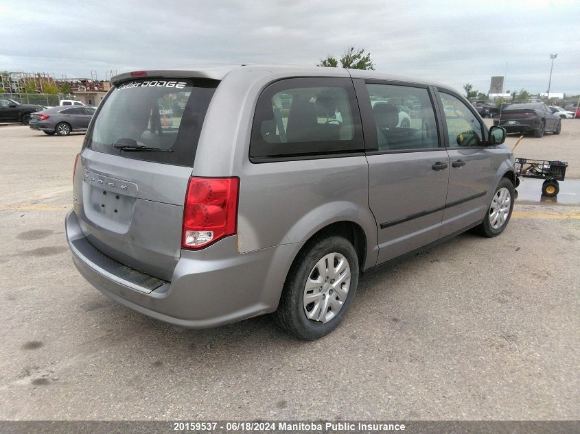 2014 Dodge Grand Caravan Se VIN: 2C4RDGBGXER369492 Lot: 20159537