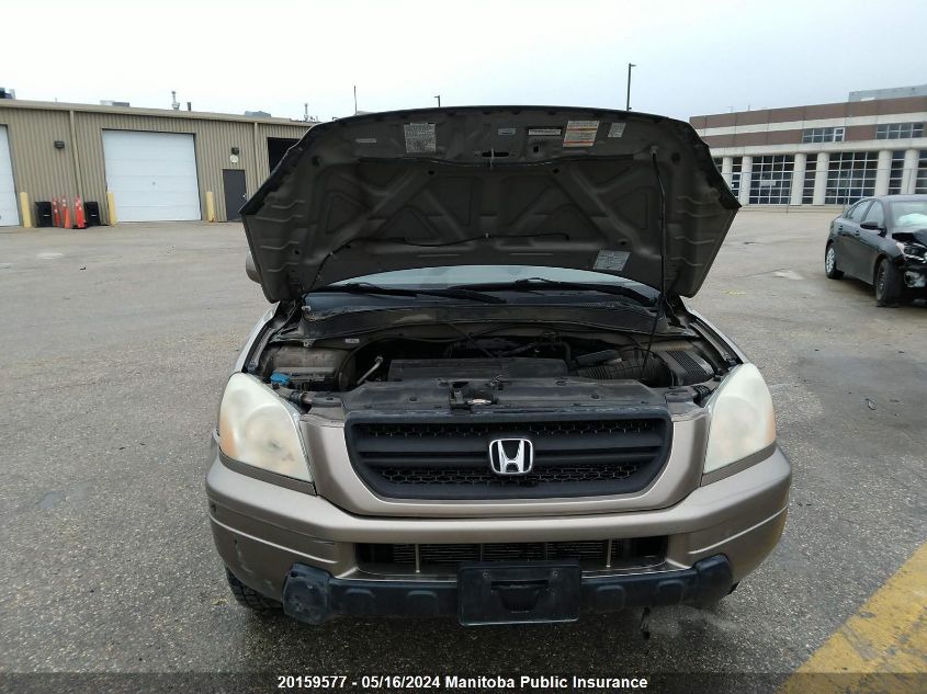 2004 Honda Pilot Ex-L VIN: 2HKYF18504H004517 Lot: 20159577