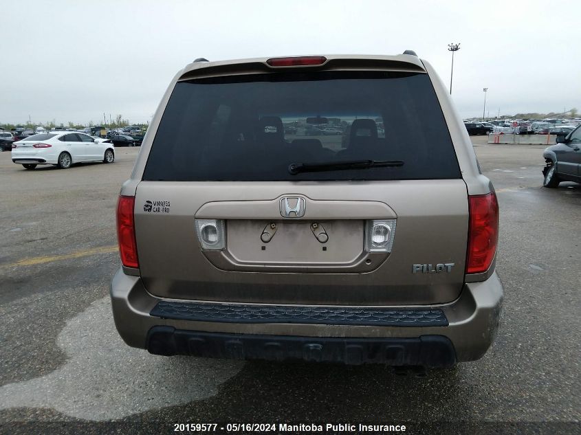 2004 Honda Pilot Ex-L VIN: 2HKYF18504H004517 Lot: 20159577