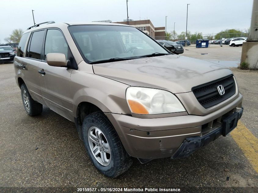 2004 Honda Pilot Ex-L VIN: 2HKYF18504H004517 Lot: 20159577