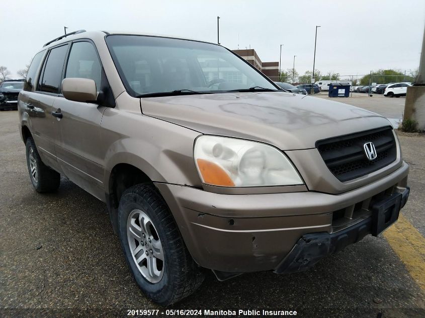 2004 Honda Pilot Ex-L VIN: 2HKYF18504H004517 Lot: 20159577