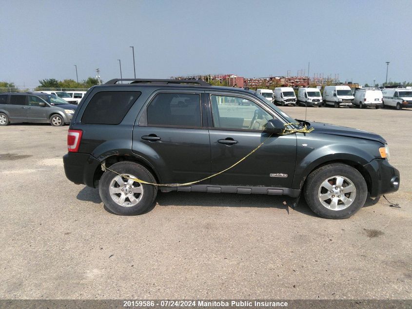 2008 Ford Escape Limited V6 VIN: 1FMCU94178KB32208 Lot: 20159586