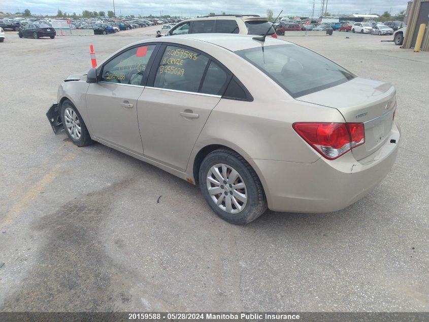 2011 Chevrolet Cruze Ls VIN: 1G1PA5SH5B7255029 Lot: 20159588