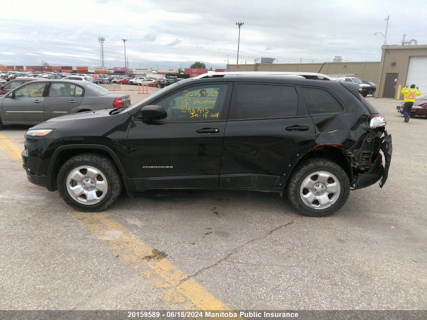 2015 Jeep Cherokee Sport VIN: 1C4PJMAS7FW667415 Lot: 20159589