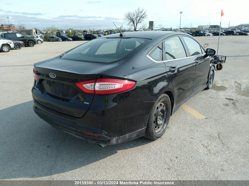 2015 Ford Fusion Se VIN: 1FA6P0H7XF5126875 Lot: 20159590