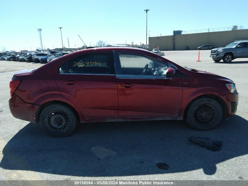 2015 Chevrolet Sonic Lt VIN: 1G1JC5SH4F4121264 Lot: 20159594