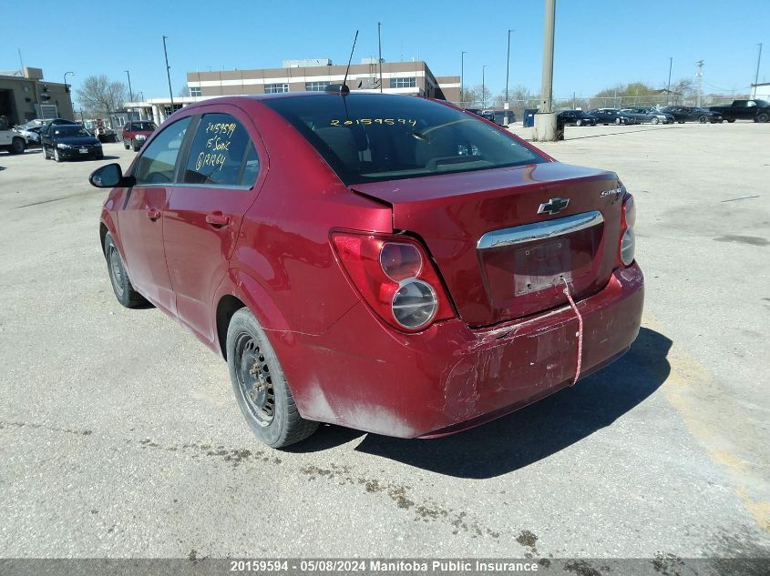 2015 Chevrolet Sonic Lt VIN: 1G1JC5SH4F4121264 Lot: 20159594