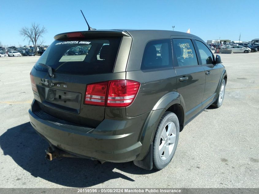 2016 Dodge Journey Cvp VIN: 3C4PDCAB8GT147748 Lot: 20159596