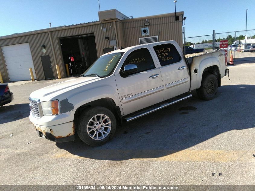 2012 GMC Sierra 1500 Denali Crew Cab VIN: 3GTP2XE27CG305278 Lot: 20159604