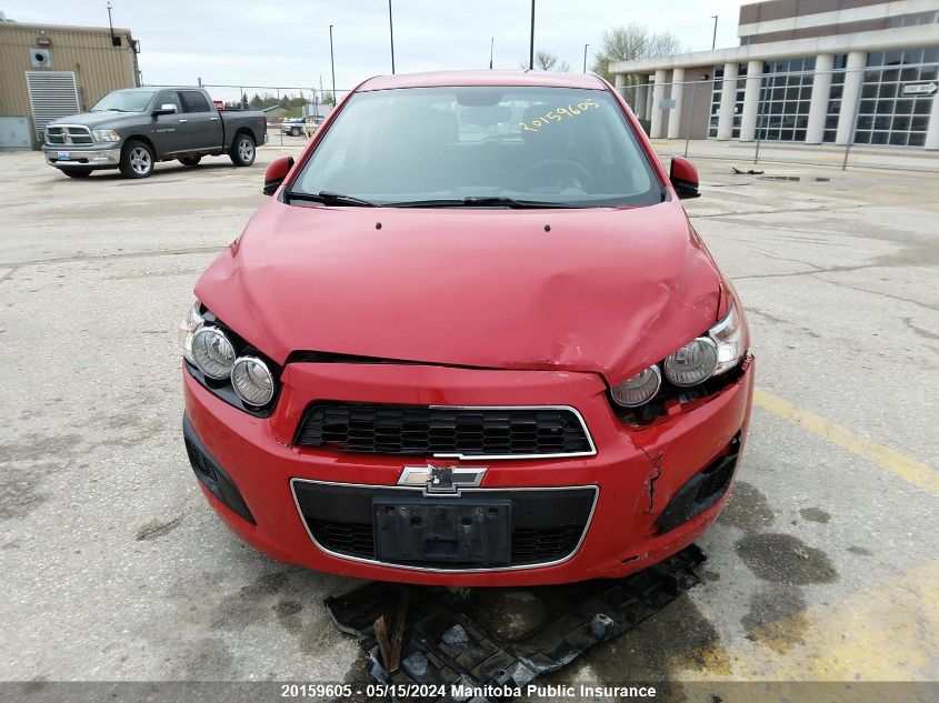 2012 Chevrolet Sonic Lt VIN: 1G1JC6EH9C4131916 Lot: 20159605