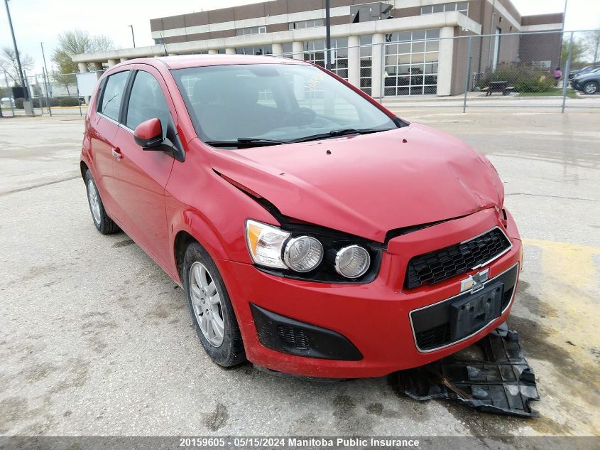 2012 Chevrolet Sonic Lt VIN: 1G1JC6EH9C4131916 Lot: 20159605