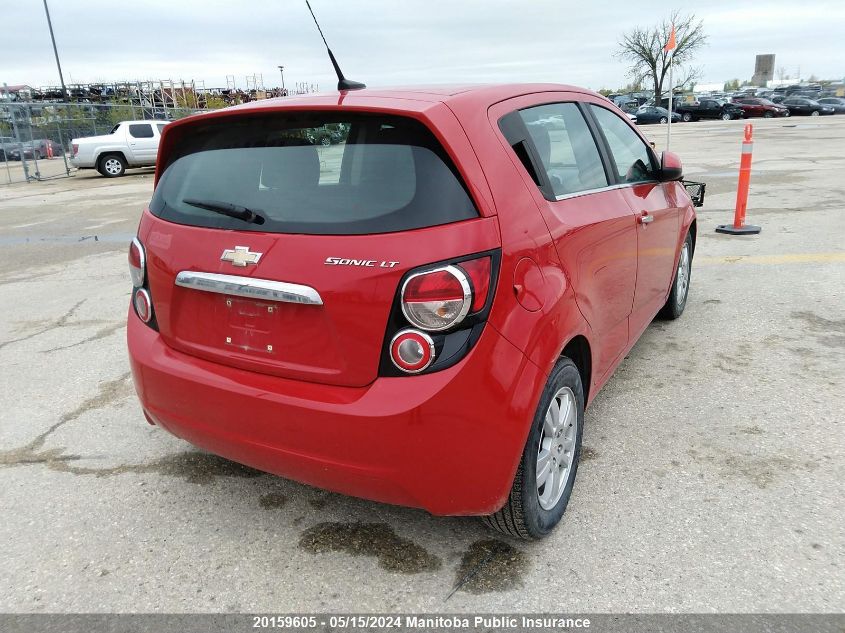 2012 Chevrolet Sonic Lt VIN: 1G1JC6EH9C4131916 Lot: 20159605