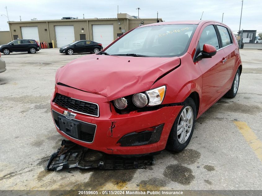 2012 Chevrolet Sonic Lt VIN: 1G1JC6EH9C4131916 Lot: 20159605