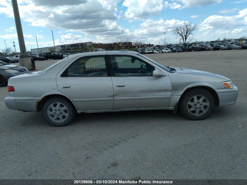 2001 Toyota Camry Le VIN: JT2BG22KX10584237 Lot: 20159606