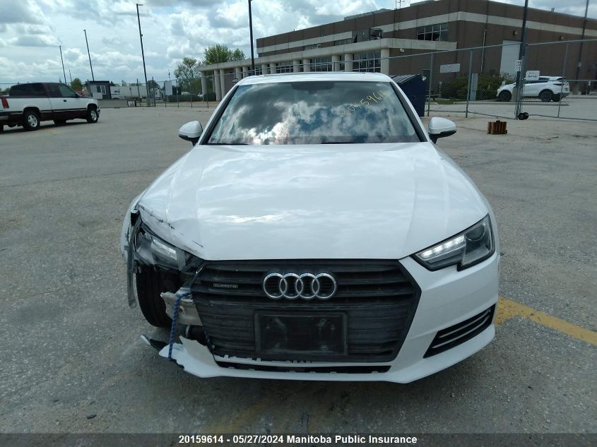 2017 Audi A4 2.0T Quattro VIN: WAUANAF48HN003214 Lot: 20159614