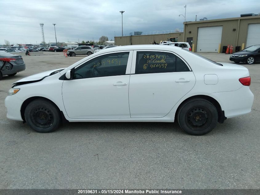 2010 Toyota Corolla Ce VIN: 2T1BU4EE9AC466459 Lot: 20159631