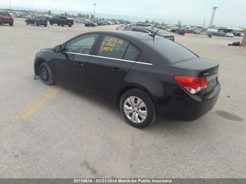 2014 Chevrolet Cruze Lt Turbo VIN: 1G1PC5SB4E7245070 Lot: 20159634