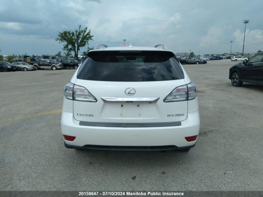 2010 Lexus Rx350 VIN: JTJBK1BA7A2413342 Lot: 20159647