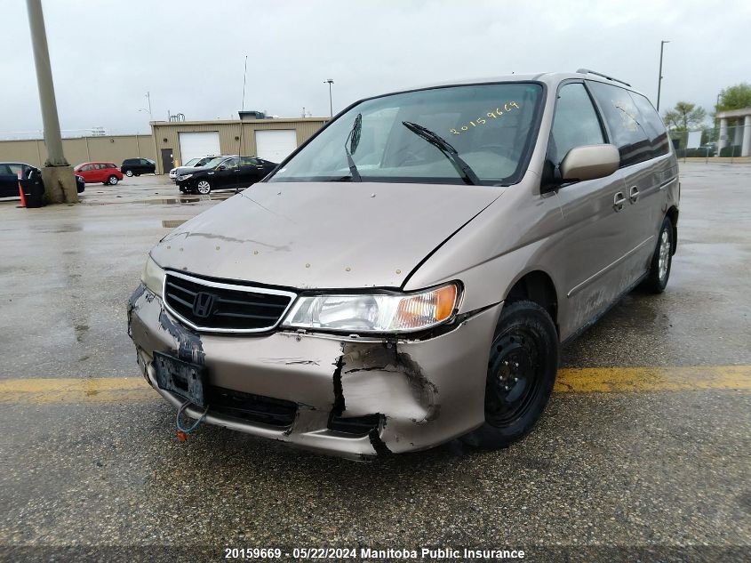 2003 Honda Odyssey Ex VIN: 2HKRL18643H013628 Lot: 20159669