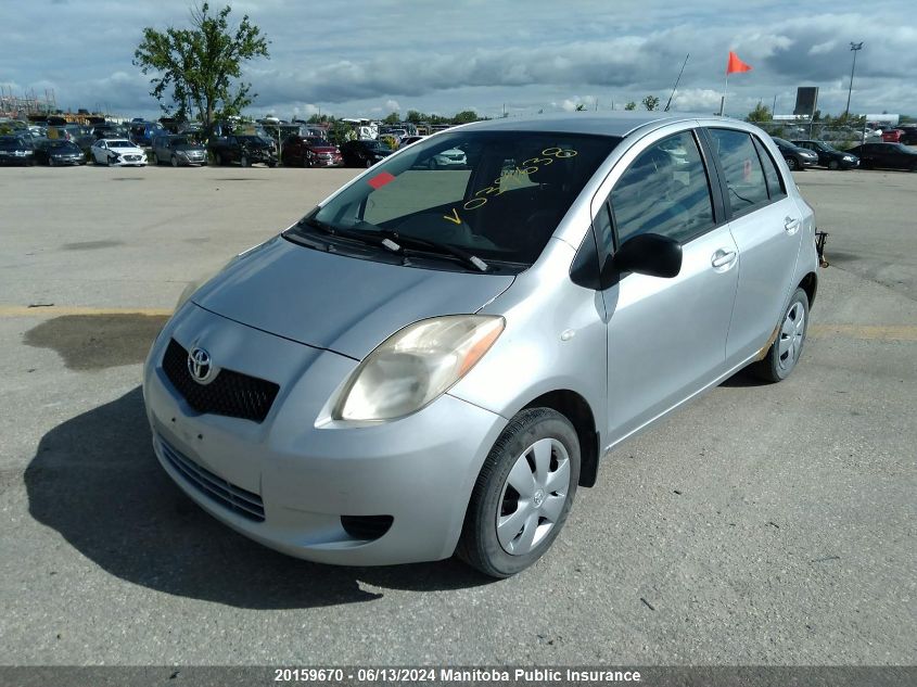 2007 Toyota Yaris Le VIN: JTDKT923X75039638 Lot: 20159670