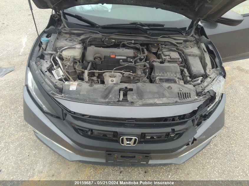 2019 Honda Civic Lx VIN: 2HGFC2F5XKH005982 Lot: 20159687
