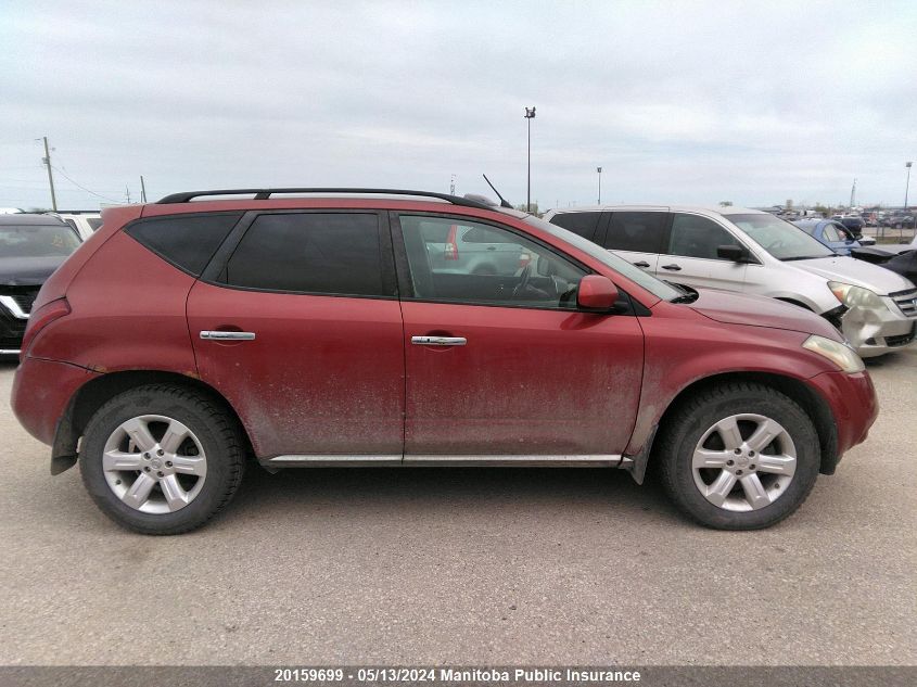 2006 Nissan Murano Se VIN: JN8AZ08WX6W518016 Lot: 20159699
