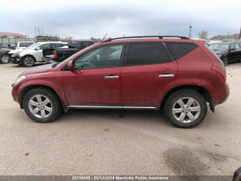 2006 Nissan Murano Se VIN: JN8AZ08WX6W518016 Lot: 20159699