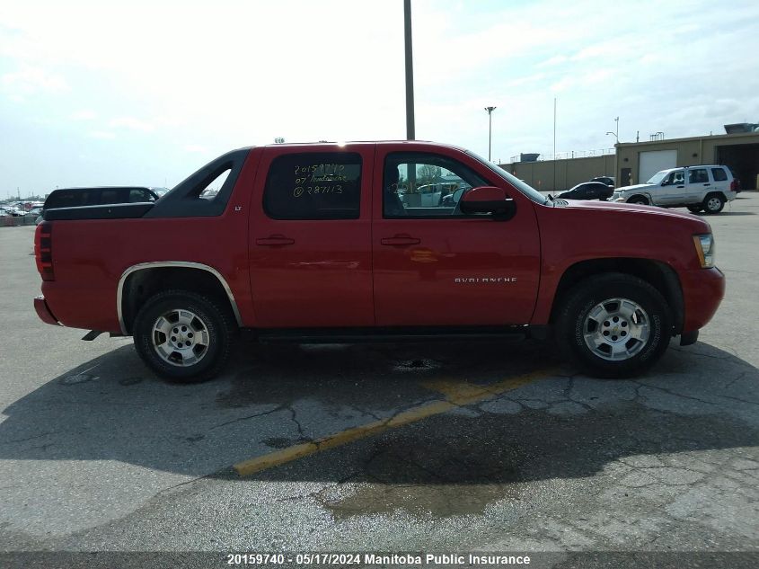 2007 Chevrolet Avalanche 1500 Lt VIN: 3GNFK12307G287113 Lot: 20159740