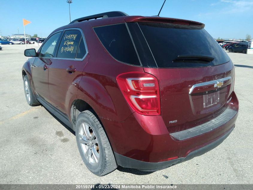 2016 Chevrolet Equinox Lt VIN: 2GNFLFEK4G6293084 Lot: 20159741