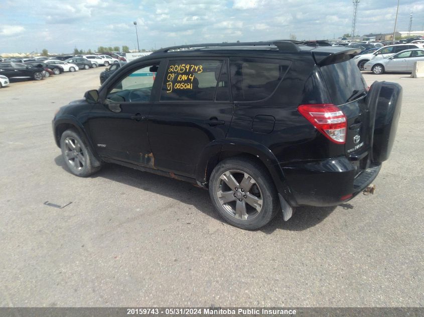 2009 Toyota Rav4 Sport V6 VIN: 2T3BK32V19W005021 Lot: 20159743