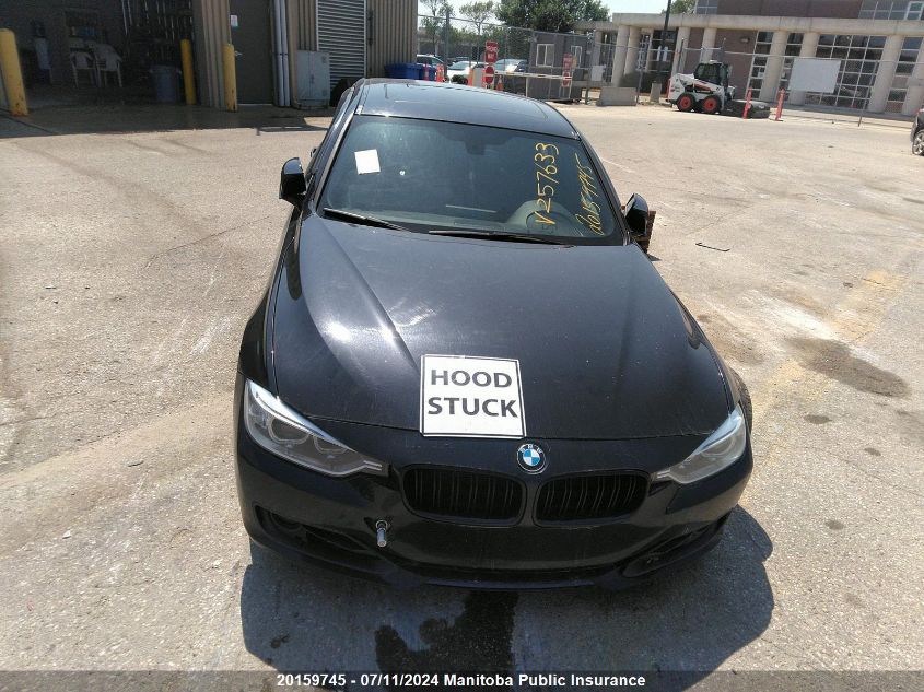 2012 BMW 328I VIN: WBA3A5C5XCF257633 Lot: 20159745