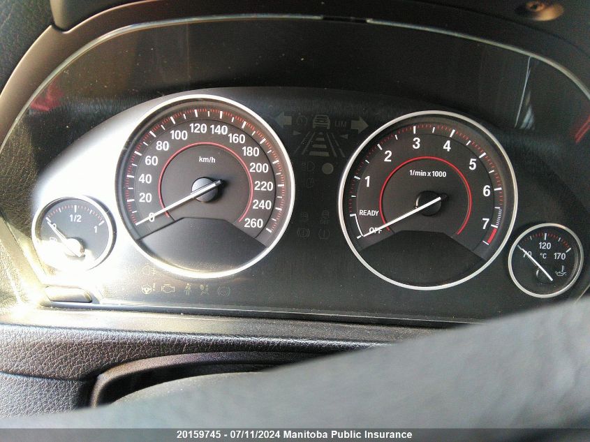 2012 BMW 328I VIN: WBA3A5C5XCF257633 Lot: 20159745