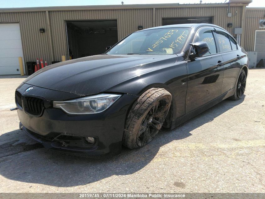 2012 BMW 328I VIN: WBA3A5C5XCF257633 Lot: 20159745