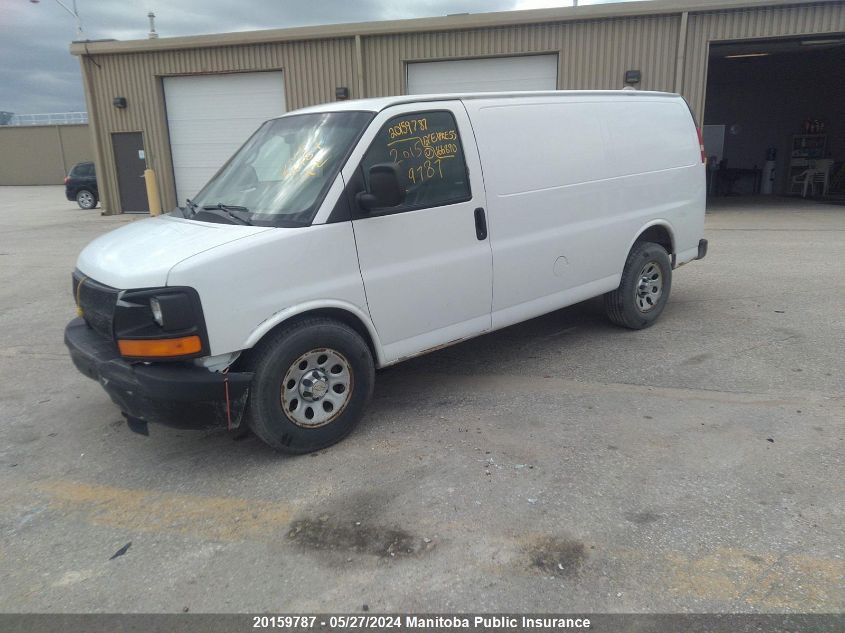 2012 Chevrolet Express 1500 Cargo Van VIN: 1GCSHAF49C1166890 Lot: 20159787