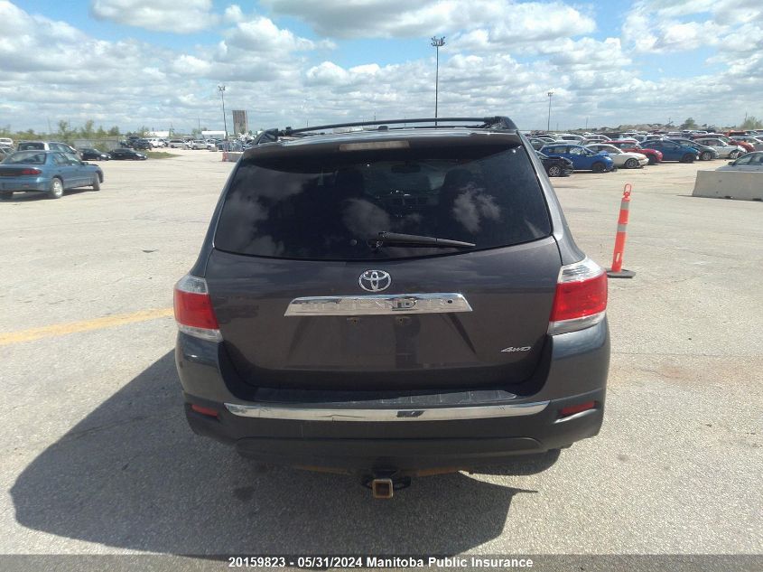 2012 Toyota Highlander V6 VIN: 5TDBK3EH1CS117817 Lot: 20159823