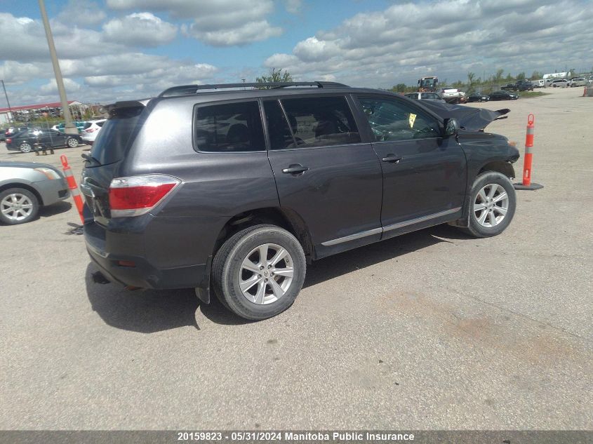 2012 Toyota Highlander V6 VIN: 5TDBK3EH1CS117817 Lot: 20159823