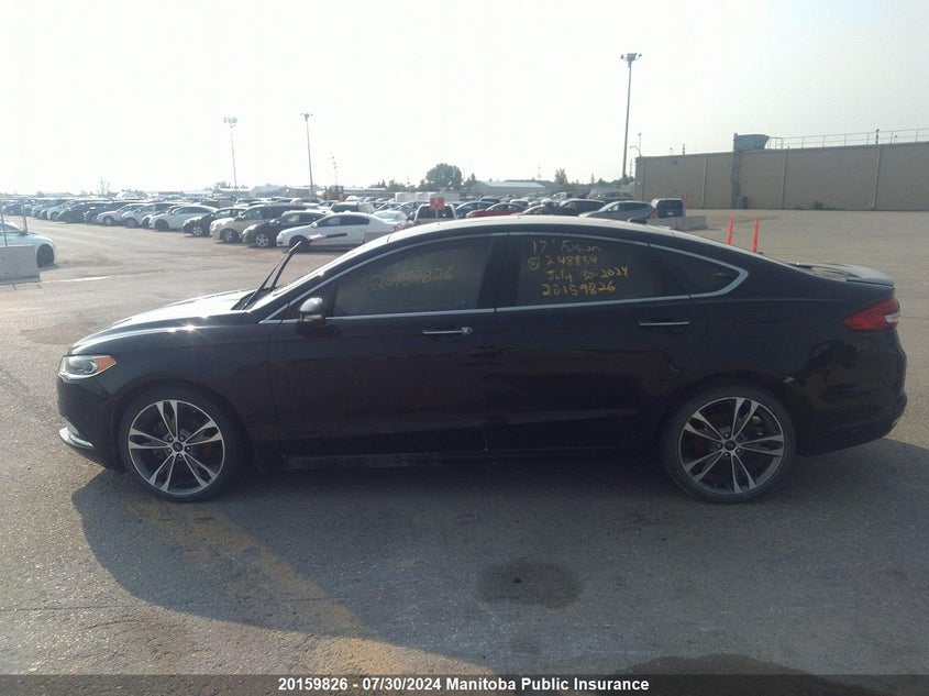 2017 Ford Fusion Titanium VIN: 3FA6P0D9XHR248854 Lot: 20159826