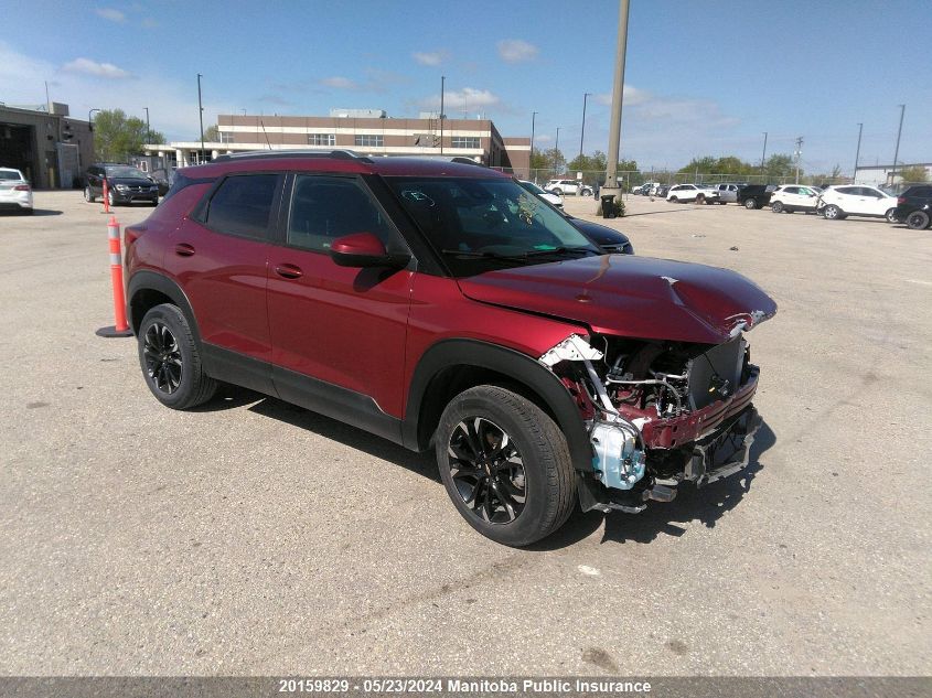 2022 Chevrolet Trailblazer Lt Turbo VIN: KL79MRSL3NB076845 Lot: 20159829