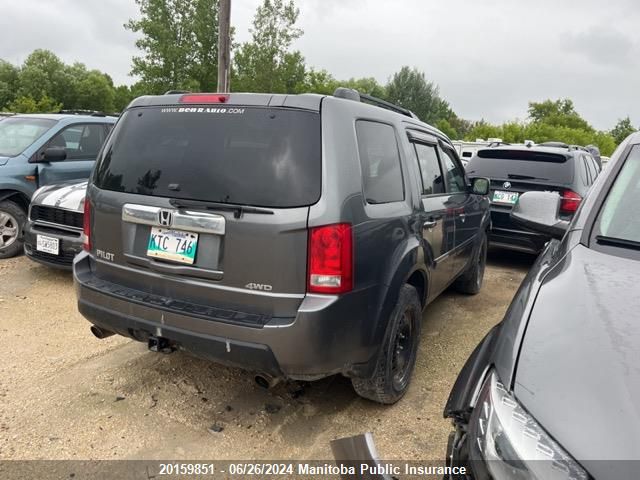 2011 Honda Pilot Ex-L VIN: 5FNYF4H54BB506766 Lot: 20159851