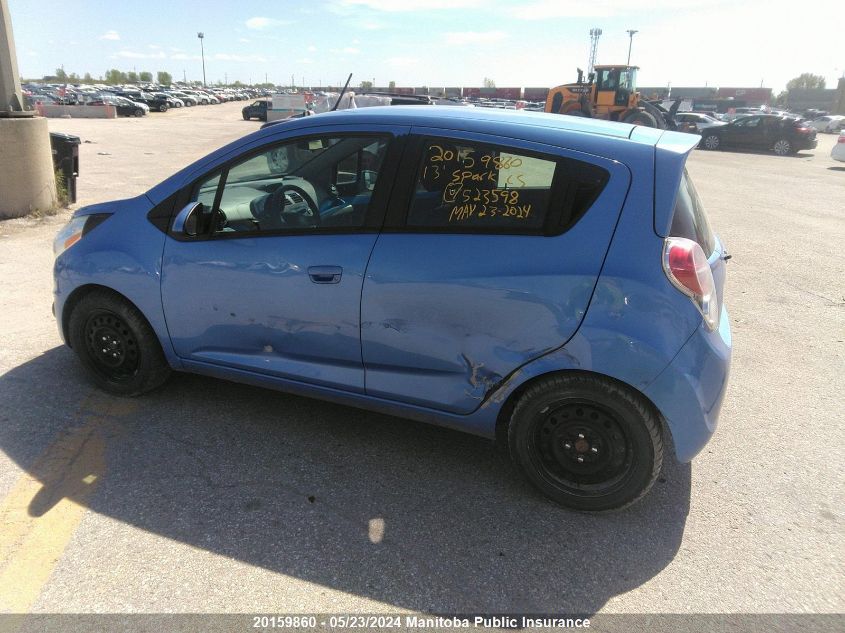 2013 Chevrolet Spark Ls VIN: KL8CA6S95DC523598 Lot: 20159860