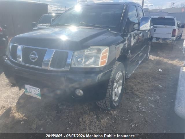 2004 Nissan Titan 5.6 Le Crew Cab VIN: 1N6AA07B54N511590 Lot: 20159865