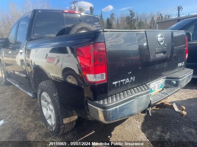 2004 Nissan Titan 5.6 Le Crew Cab VIN: 1N6AA07B54N511590 Lot: 20159865