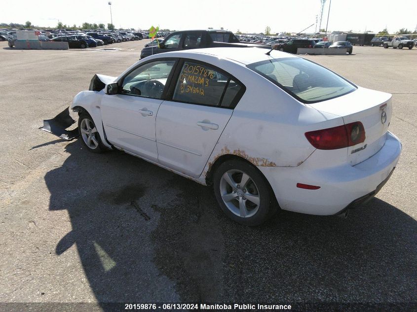 2005 Mazda Mazda3 Gs VIN: JM1BK12F251342612 Lot: 20159876