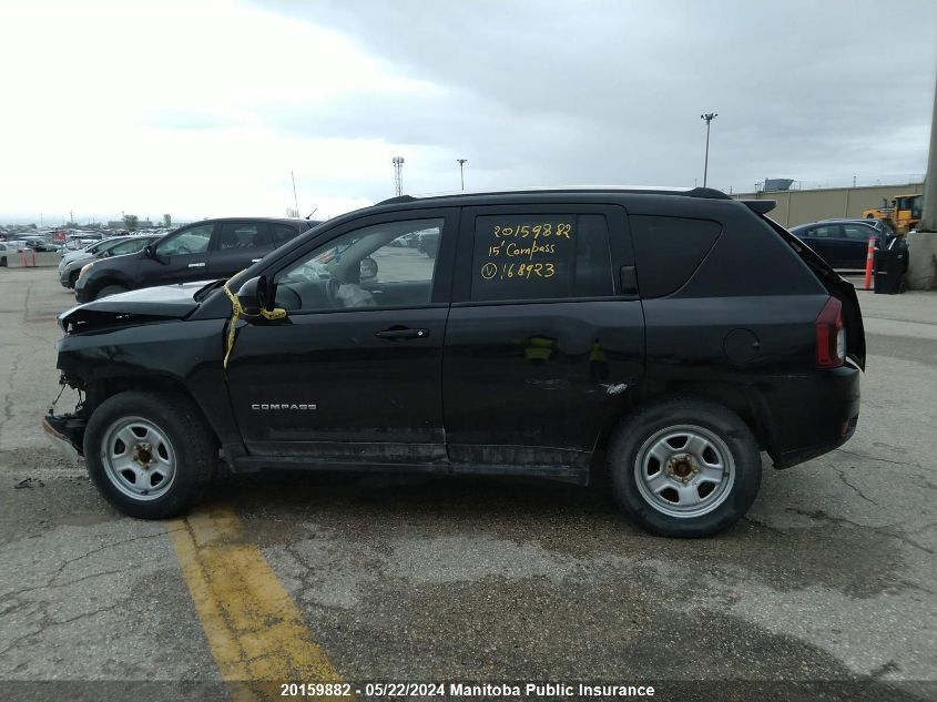 2015 Jeep Compass North VIN: 1C4NJDAB3FD168923 Lot: 20159882
