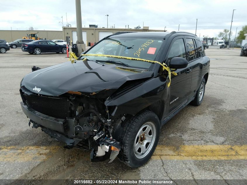 2015 Jeep Compass North VIN: 1C4NJDAB3FD168923 Lot: 20159882