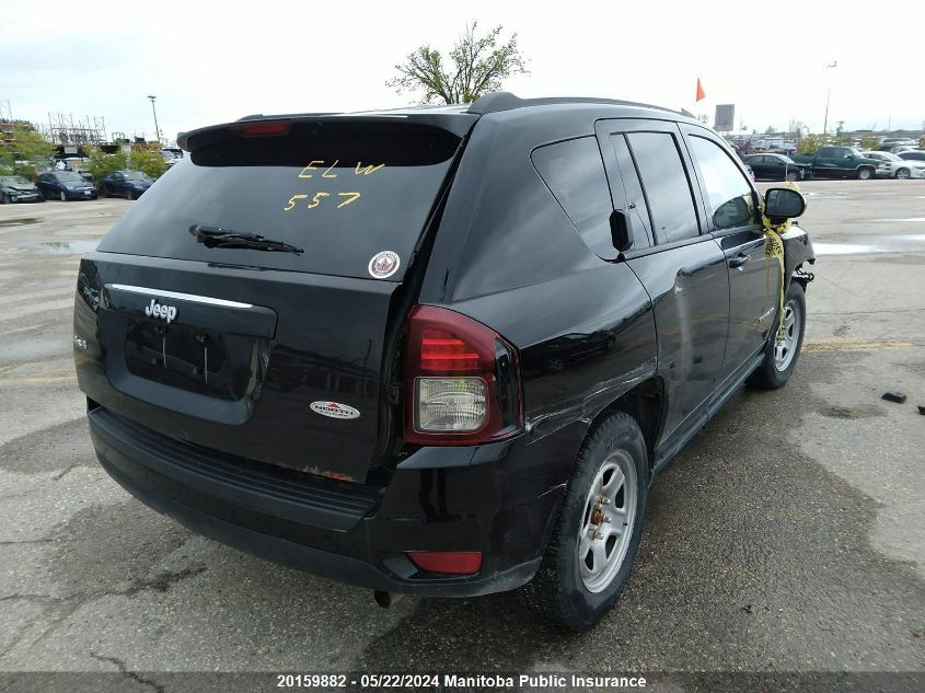 2015 Jeep Compass North VIN: 1C4NJDAB3FD168923 Lot: 20159882